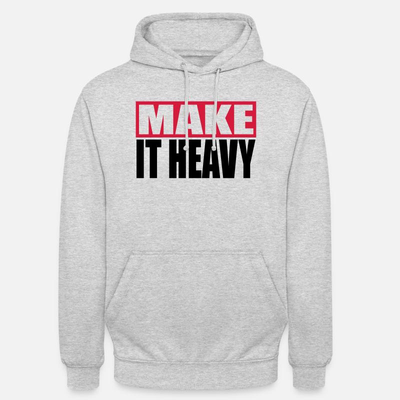 overtrain - Unisex Hoodie - Hellgrau meliert