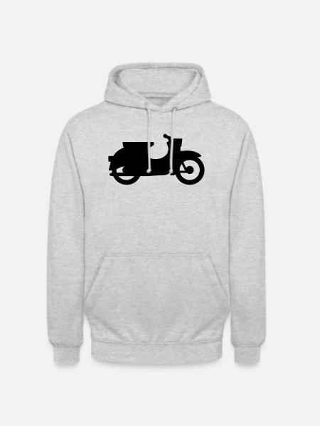 Schwalbe silhouette (simplified) - Unisex Hoodie - light heather grey