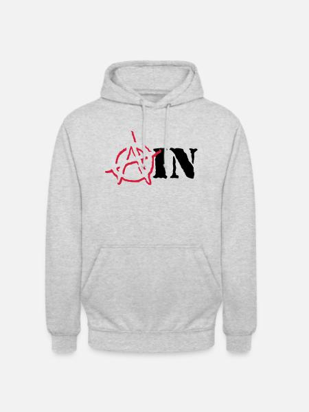 Anarchy Ain - Unisex Hoodie - light heather grey