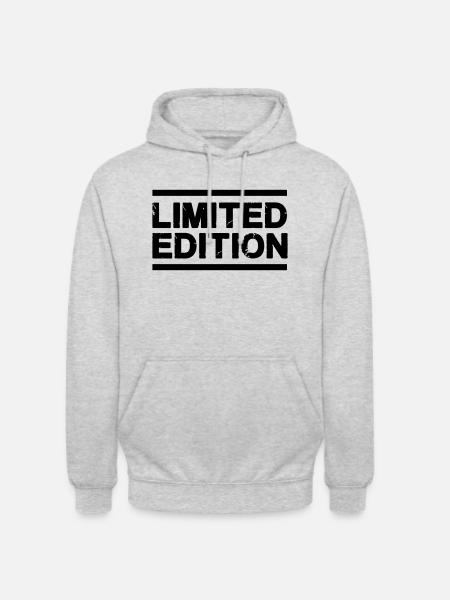 Édition limitée - Sweat-shirt à capuche unisexe - gris clair chiné