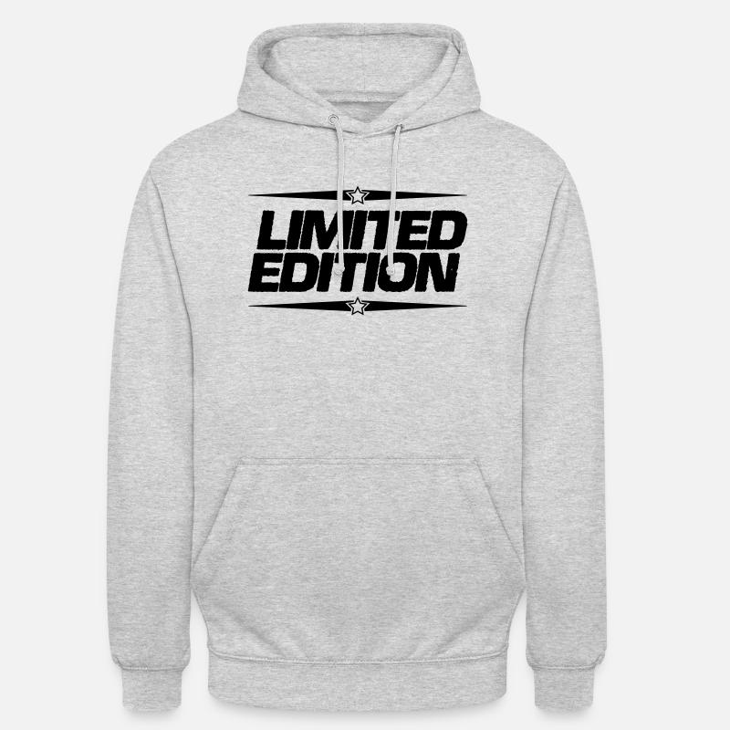 Édition limitée 01 - Sweat-shirt à capuche unisexe - gris clair chiné