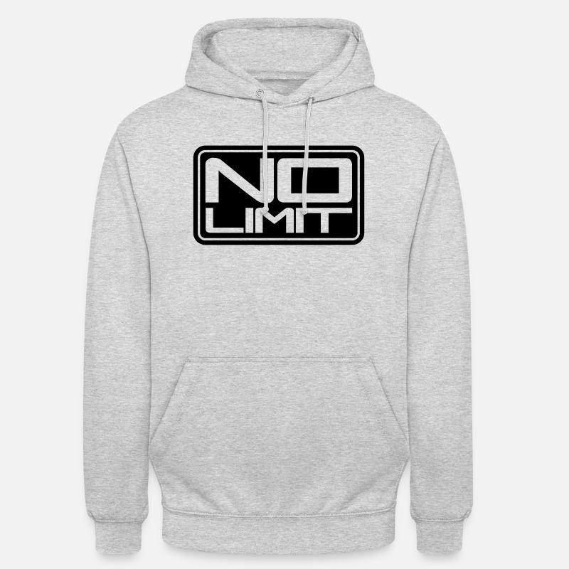 No Limit Shield - Sweat-shirt à capuche unisexe - gris clair chiné