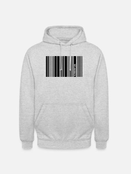100% nachhaltig - Unisex Hoodie - Hellgrau meliert