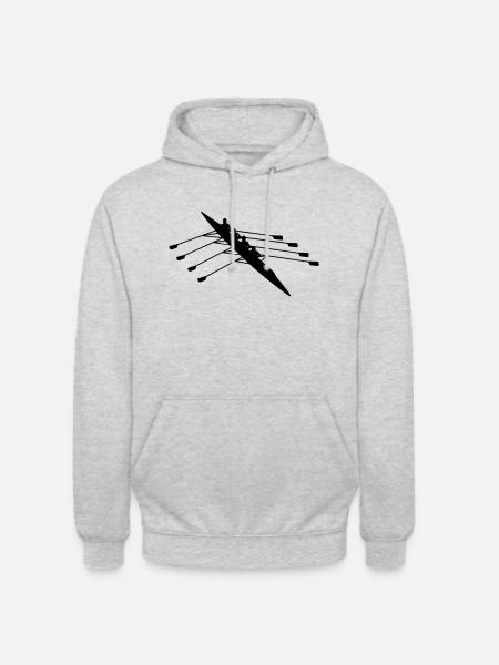 rowing - Unisex Hoodie - light heather grey