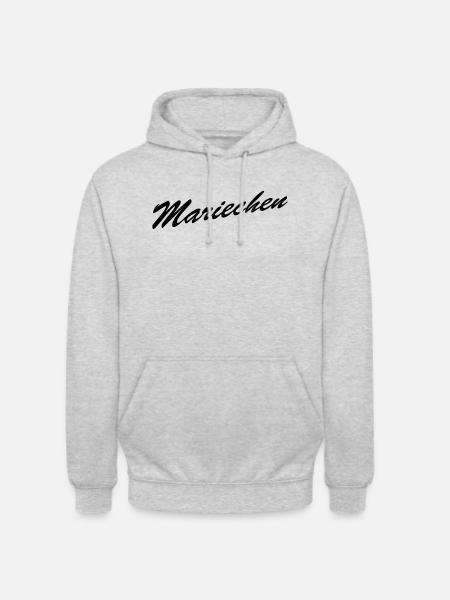 Mariechen - Unisex Hoodie - Hellgrau meliert