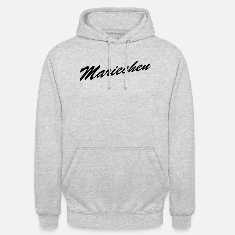 Mariechen - Unisex Hoodie - Hellgrau meliert