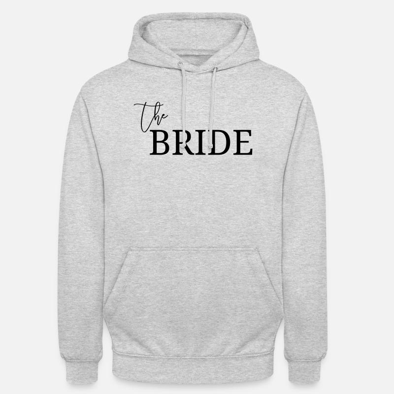 Customize THE BRIDE - Unisex Hoodie - light heather grey