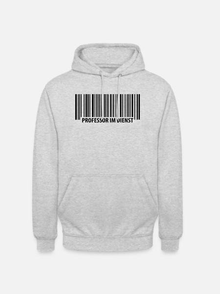 Professor im Dienst - Unisex Hoodie - Hellgrau meliert