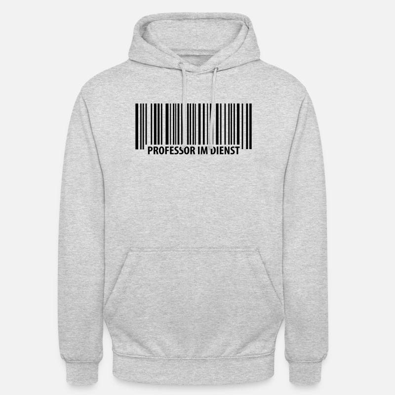 Professeur dans le service - Sweat-shirt à capuche unisexe - gris clair chiné