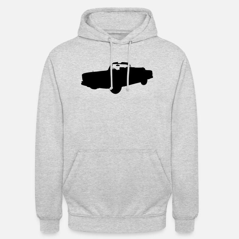 Oldtimercabrio - Unisex Hoodie - Hellgrau meliert
