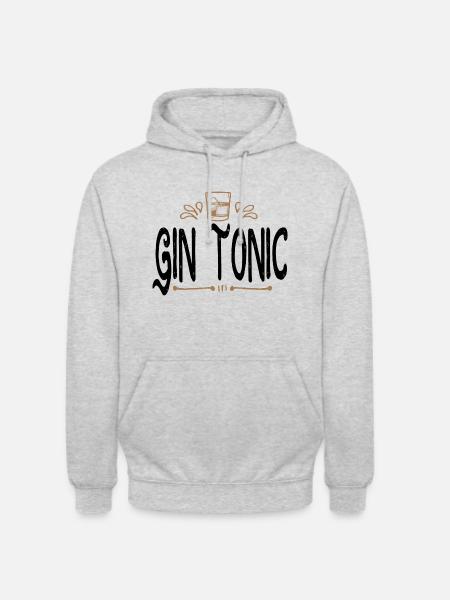 Gin and tonic - Unisex Hoodie - light heather grey