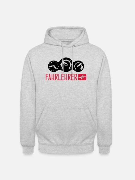 Driving instructor - Unisex Hoodie - light heather grey