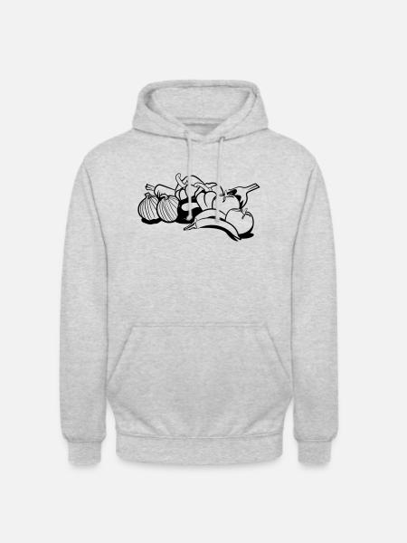 vegetables - Unisex Hoodie - light heather grey