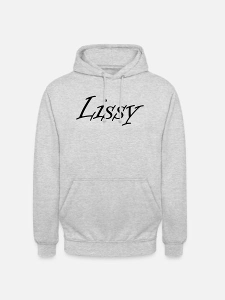 lissy - Unisex Hoodie - Hellgrau meliert
