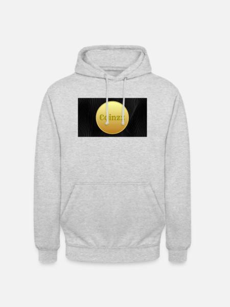 Conception de Coinzz - Sweat-shirt à capuche unisexe - gris clair chiné