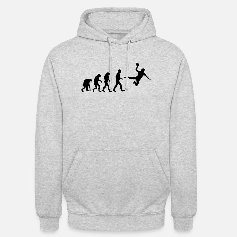 handball evolution hand-ball - Sweat-shirt à capuche unisexe - gris clair chiné