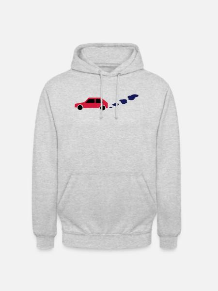 auto - Unisex Hoodie - Hellgrau meliert