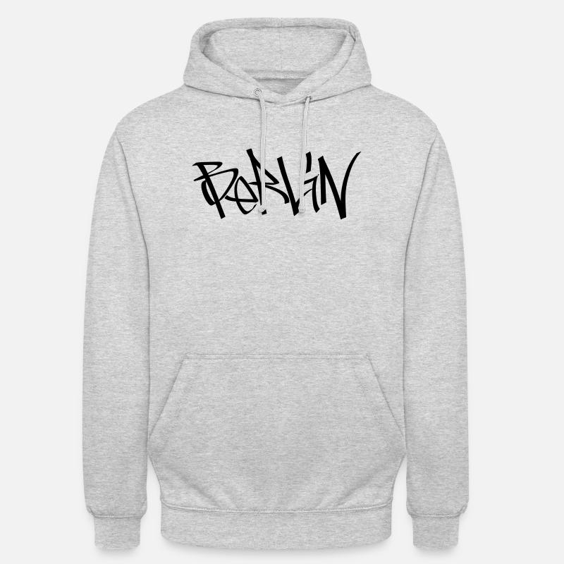Berlin - Unisex Hoodie - Hellgrau meliert