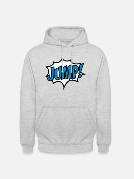 Sauter - Sweat-shirt à capuche unisexe - gris clair chiné
