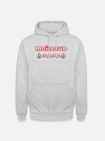 BEST DAD - Unisex Hoodie - light heather grey