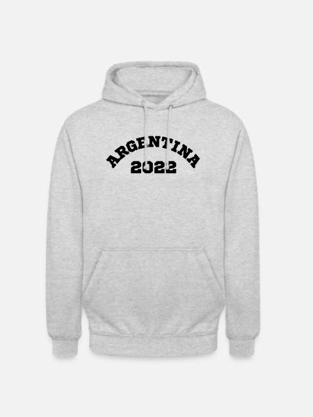Argentina2022 Winner - Unisex Hoodie - Hellgrau meliert
