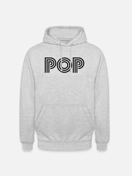 pop - Unisex Hoodie - light heather grey