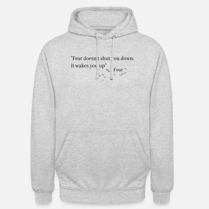 Divergent - Sweat-shirt à capuche unisexe - gris clair chiné