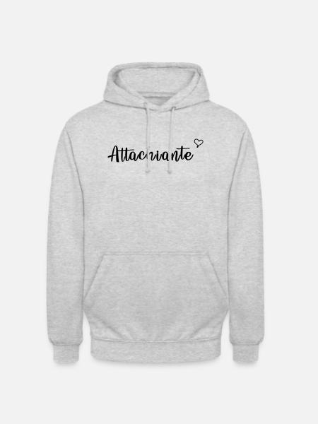 attachiante - Unisex Hoodie - light heather grey