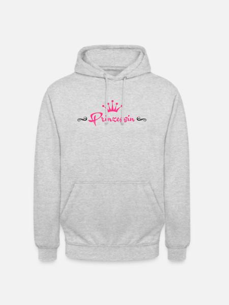 Märchenprinzessin - Unisex Hoodie - light heather grey