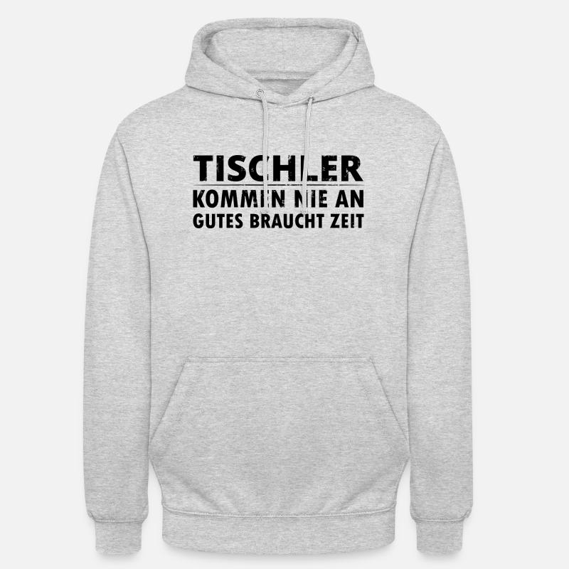 Tischler - Unisex Hoodie - Hellgrau meliert