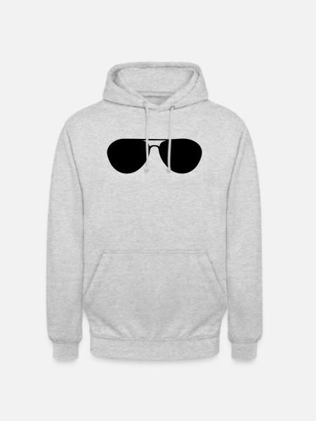 sunglasses - Unisex Hoodie - light heather grey