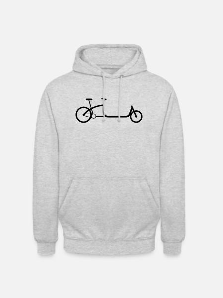 The very large cargo wheel - Unisex Hoodie - light heather grey