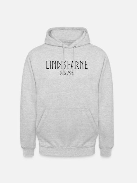 Viking Lindisfarne 793 gaveidé - Hættetrøje unisex - lysegrå meleret