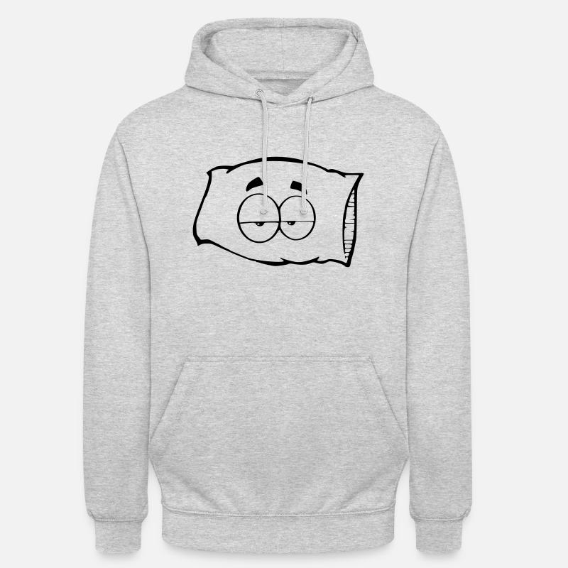Pillow - Sweat-shirt à capuche unisexe - gris clair chiné