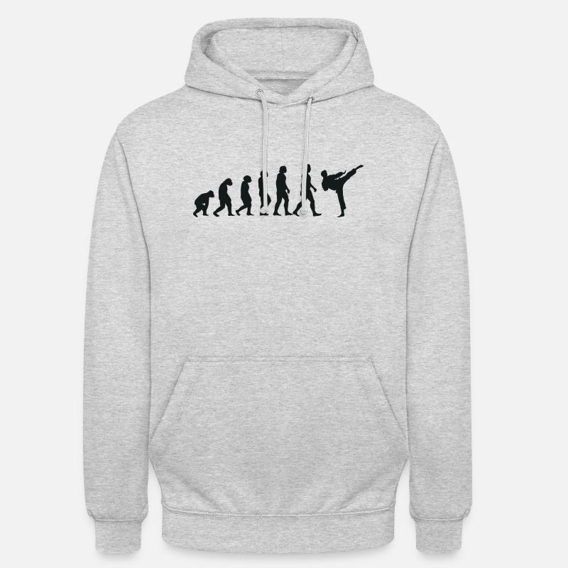 Évolution du karaté Sweat-shirt à capuche unisexe