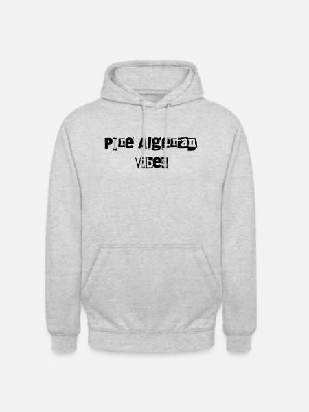 PURE ALGERIAN VIBES - Sweat-shirt à capuche unisexe - gris clair chiné