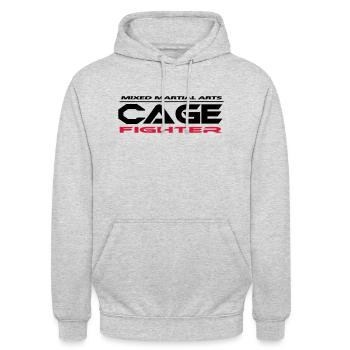 Mixed Martial Arts - Unisex Hoodie - light heather grey - Front - Alina (178cm) & Michal (187cm)