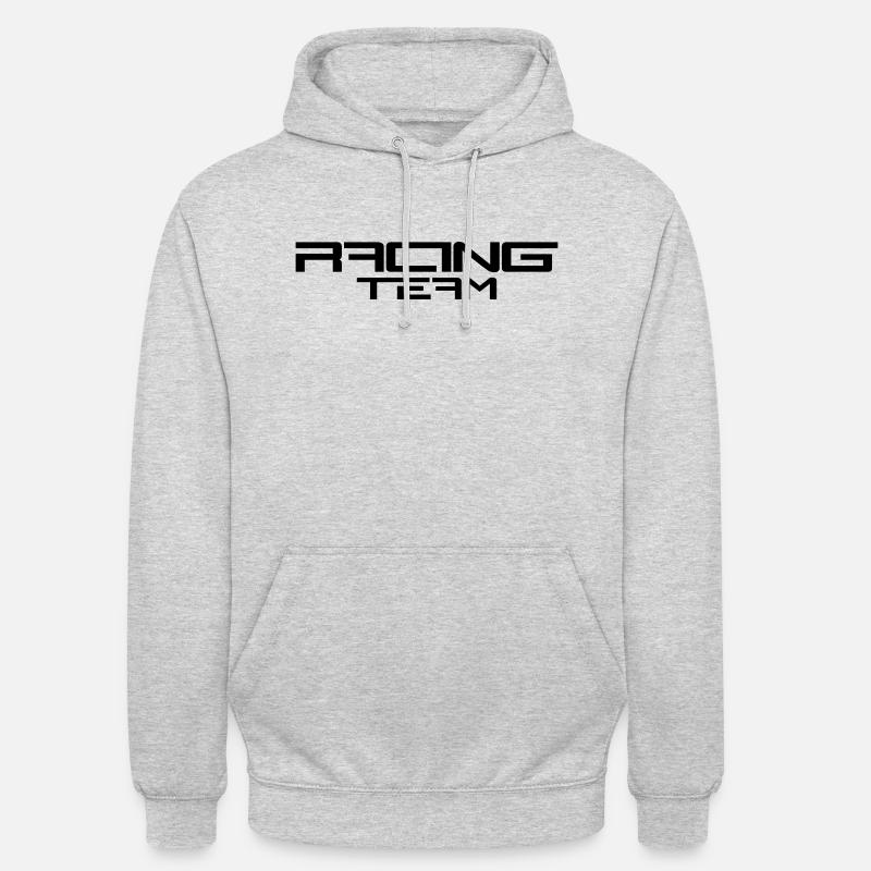 Racing Team - Luvtröja unisex - ljusgråmelerad
