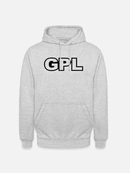 GPL - Unisex Hoodie - light heather grey