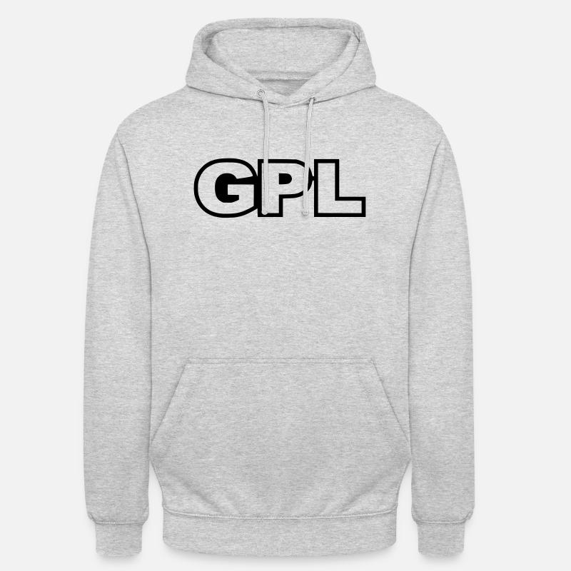 GPL - Unisex Hoodie - light heather grey