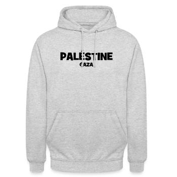 Palestine - Gaza - Arabia - palestinian Palestina - Unisex Hoodie - light heather grey - Front - Alina (178cm) & Michal (187cm)