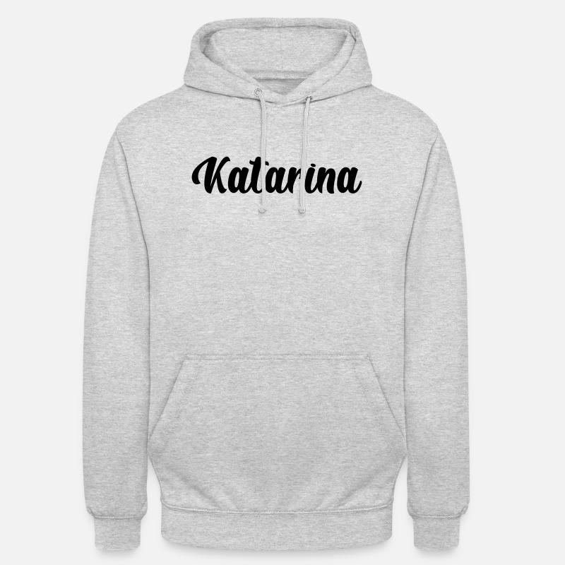 Katarina - Unisex Hoodie - Hellgrau meliert