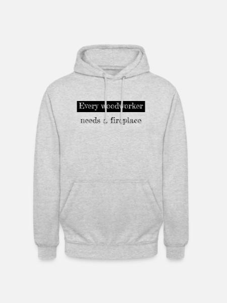 cabinetmaker apprentice carpenter plumber - Unisex Hoodie - light heather grey