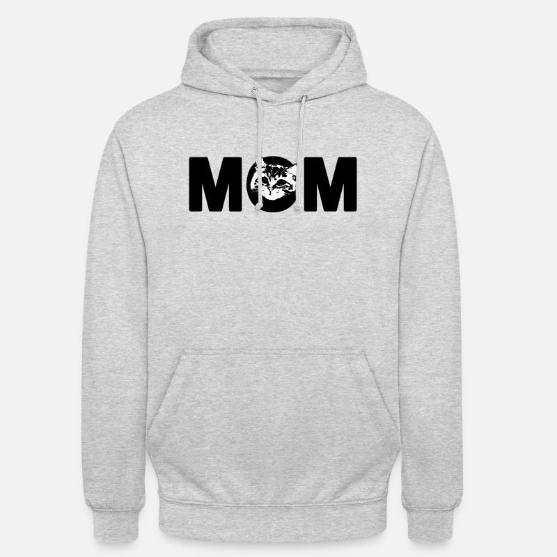 Katzenmutter - Unisex Hoodie - Hellgrau meliert