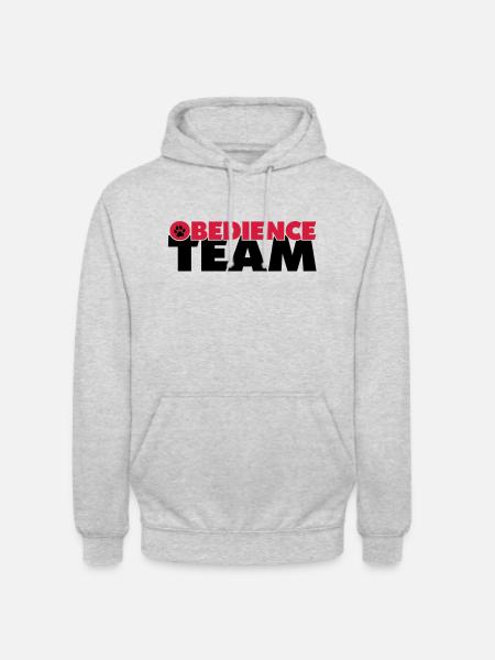 obedienceteam4 - Unisex Hoodie - Hellgrau meliert