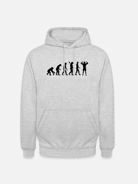 Evolution Bodybuilding - Unisex Hoodie - light heather grey