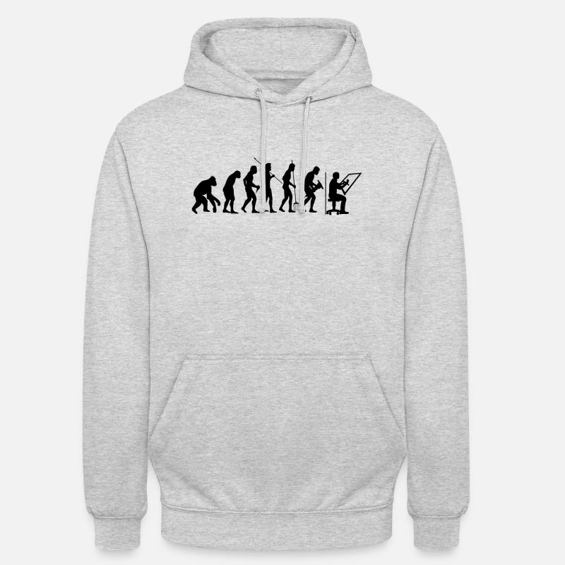 Draughtsman Technical Draughtsman Architect - Unisex Hoodie - light heather grey