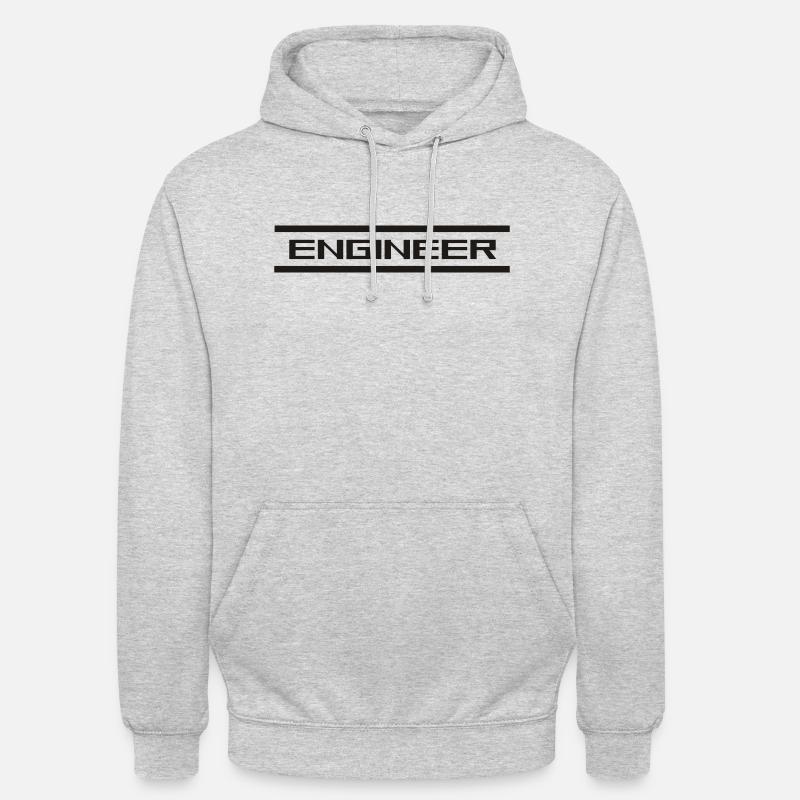Engineer - Unisex Hoodie - Hellgrau meliert