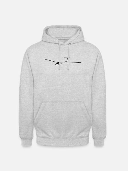 mosquito - Unisex Hoodie - Hellgrau meliert