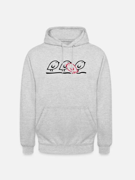 TWEETLERCOOLS - Against the Current - Unisex Hoodie - light heather grey